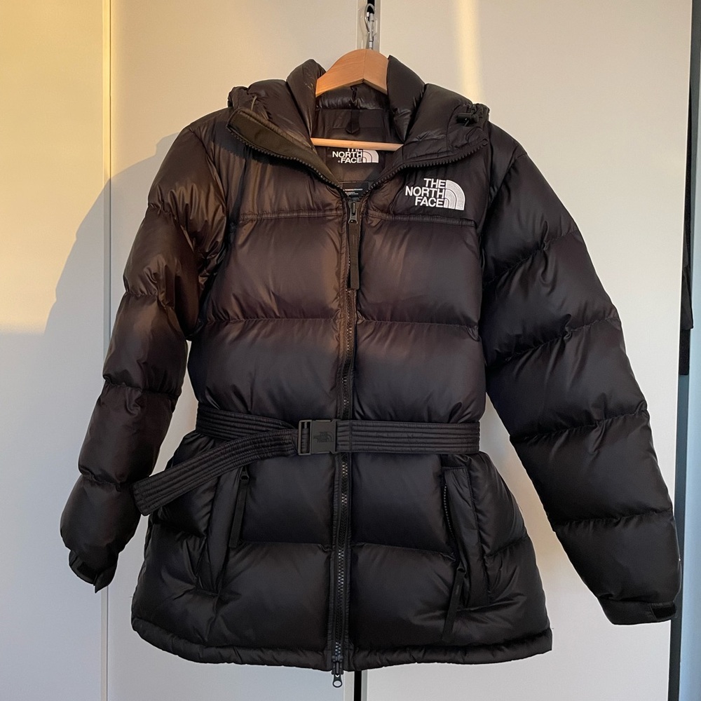 The North Face Women’s Nuptse Belted Mid Jacket